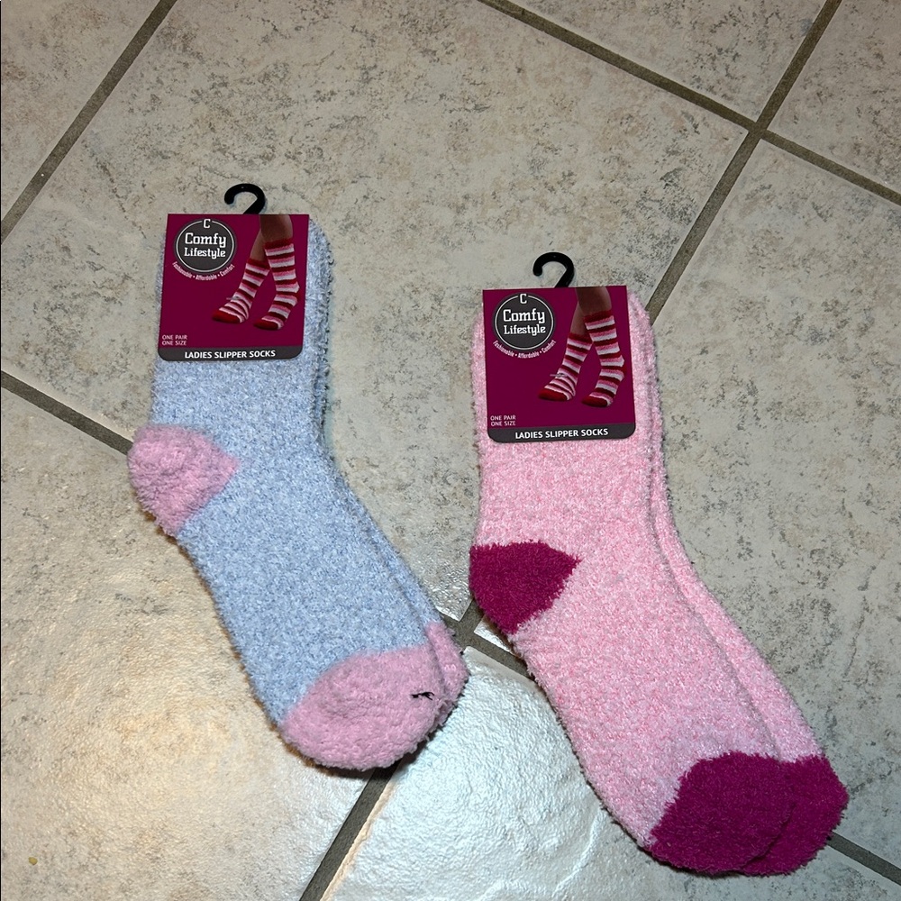 Women's Fuzzy Socks Bundle Slipper Socks